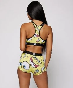 PSD Underwear SpongeBob - Faces Sports Bra 2 PSD Underwear SpongeBob - Faces Sports Bra