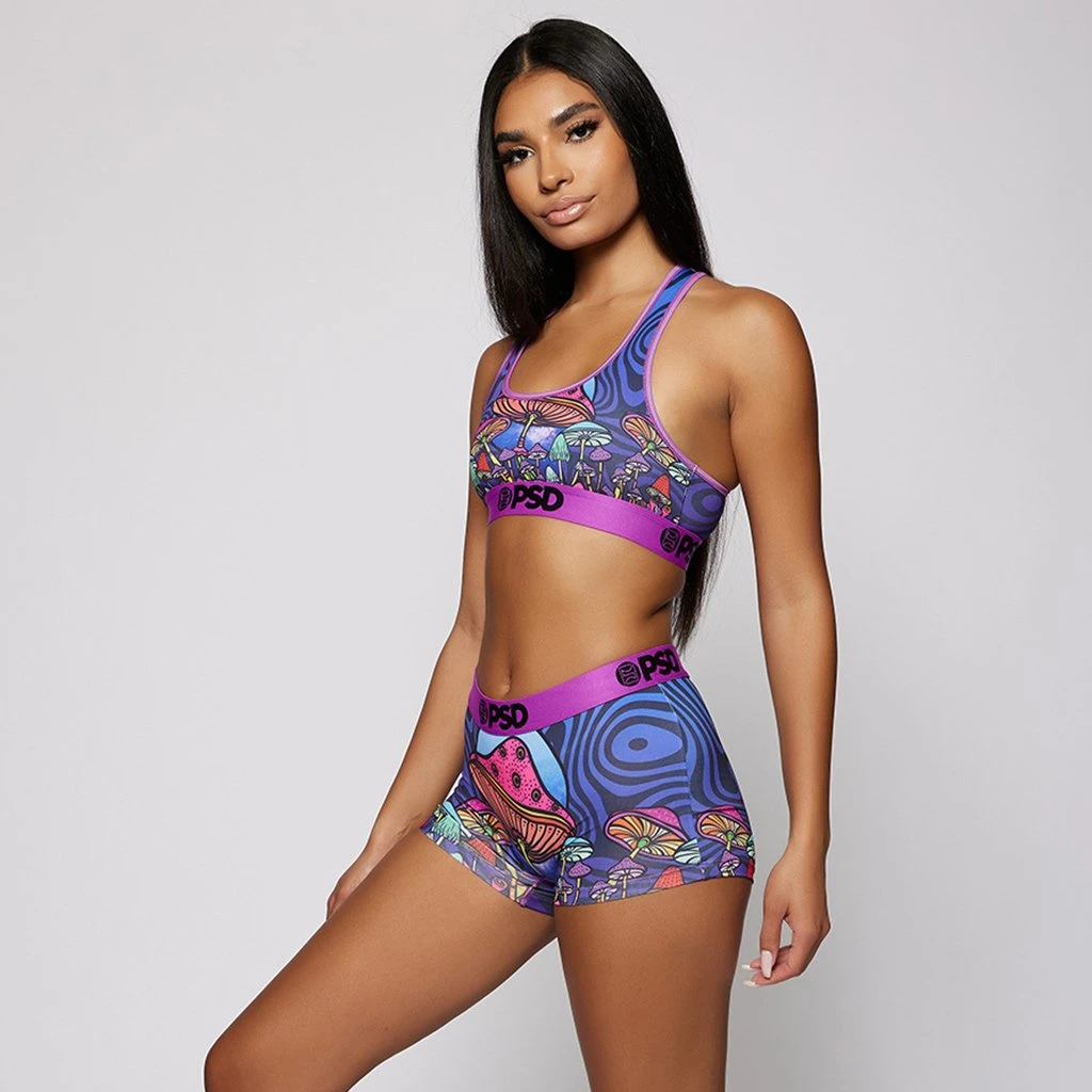 PSD Underwear Magic Shrooms Sports Bra 2 PSD Underwear Magic Shrooms Sports Bra