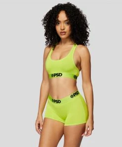 PSD Underwear Solids Boy Short - Yellow