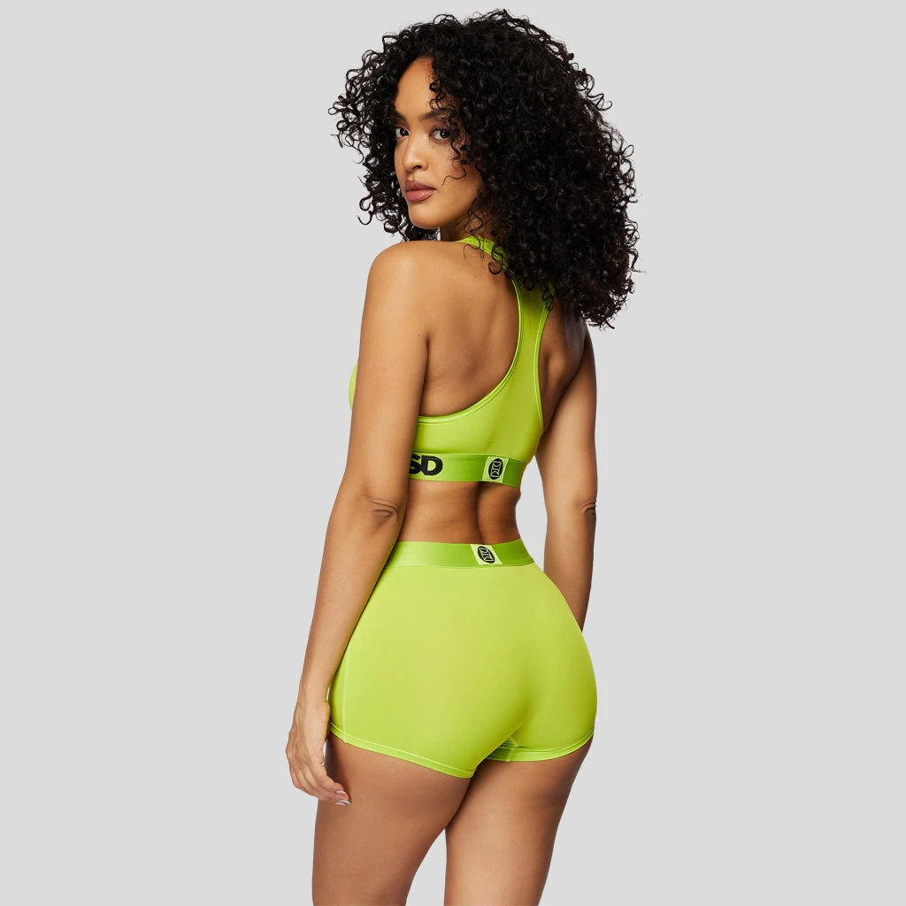 PSD Underwear Solids Boy Short - Yellow 3 PSD Underwear Solids Boy Short - Yellow