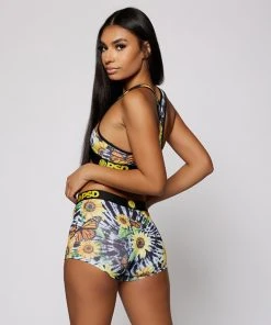 PSD Underwear Tie Dye Sunflower Mix Boy Short