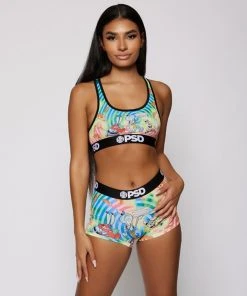PSD Underwear SpongeBob - Pizza Sports Bra