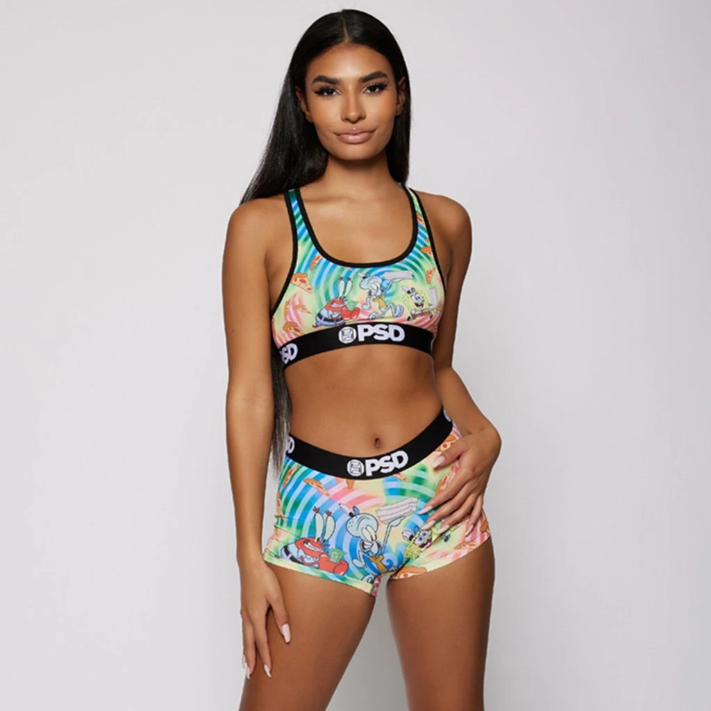 PSD Underwear SpongeBob - Pizza Sports Bra PSD Underwear SpongeBob - Pizza Sports Bra