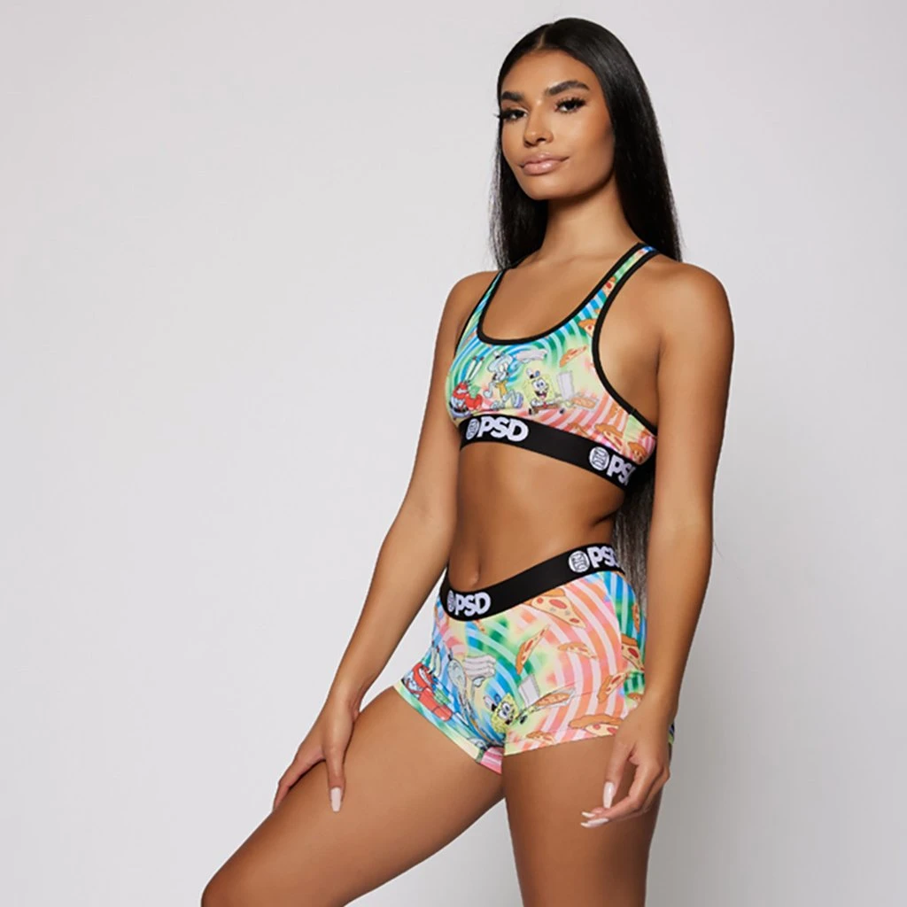 PSD Underwear SpongeBob - Pizza Sports Bra PSD Underwear SpongeBob - Pizza Sports Bra