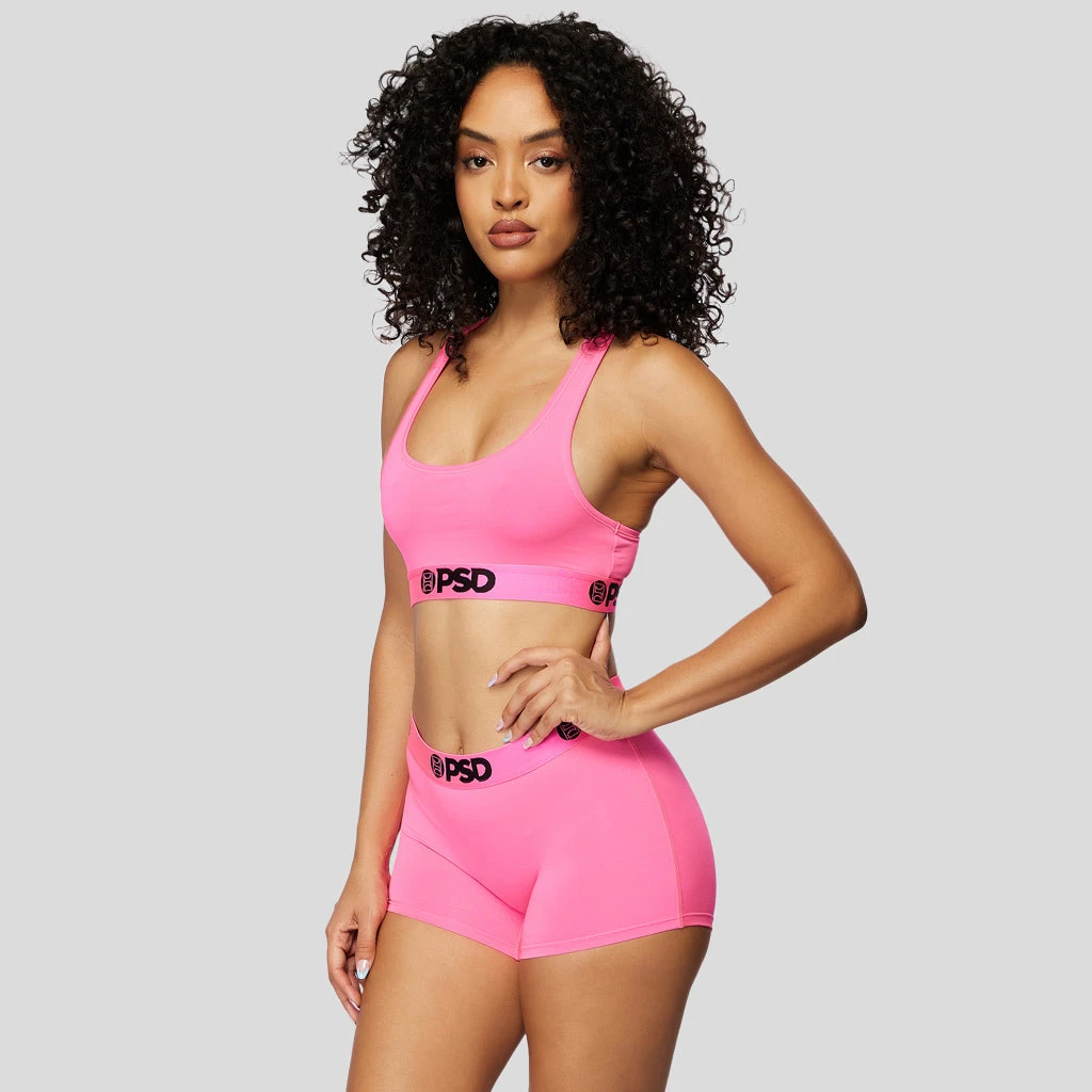PSD Underwear Solids Sports Bra - Pink 2 PSD Underwear Solids Sports Bra - Pink