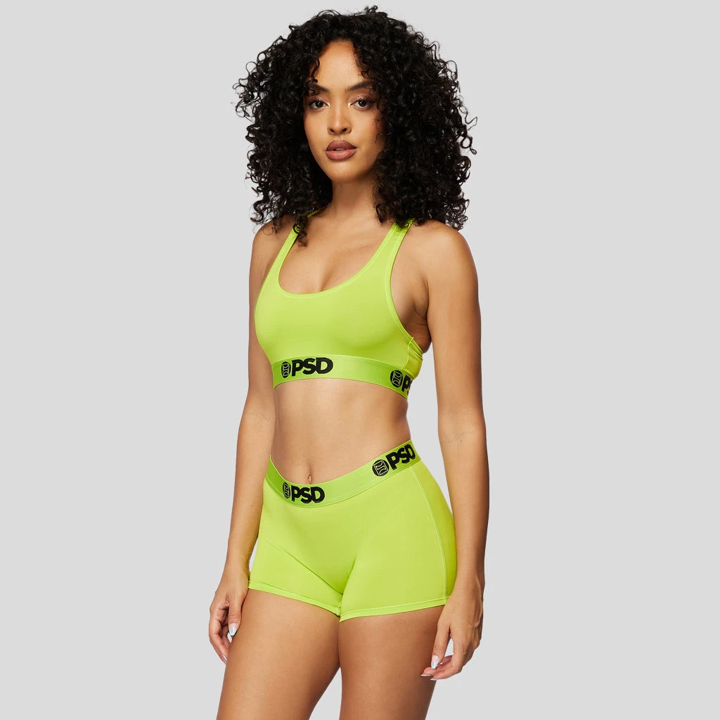 PSD Underwear Solids Sports Bra - Yellow 2 PSD Underwear Solids Sports Bra - Yellow