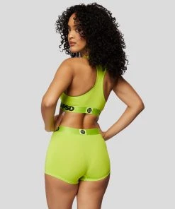 PSD Underwear Solids Sports Bra - Yellow 5 PSD Underwear Solids Sports Bra - Yellow