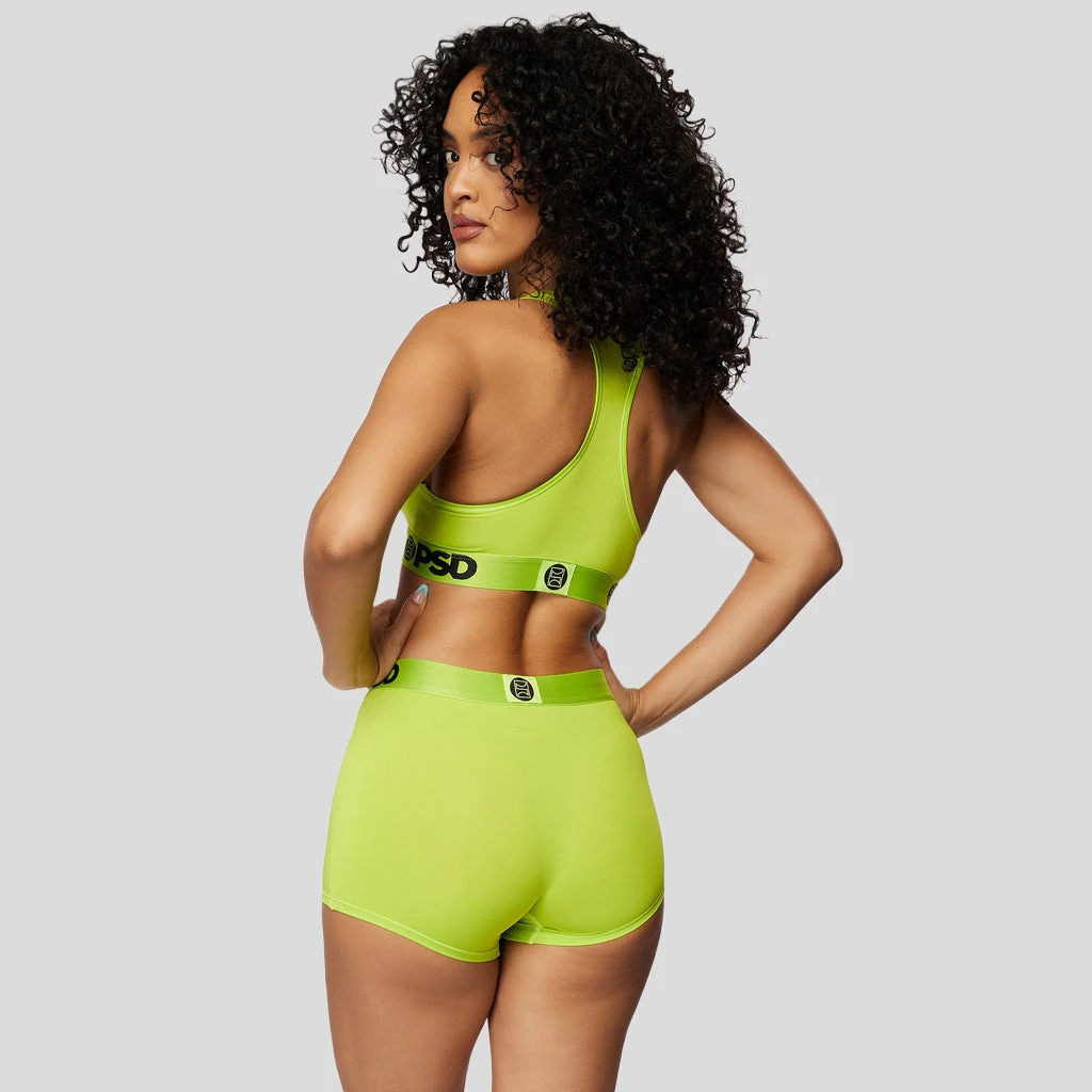 PSD Underwear Solids Sports Bra - Yellow 3 PSD Underwear Solids Sports Bra - Yellow