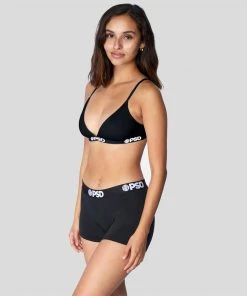 PSD Underwear Solids Bralette - Black