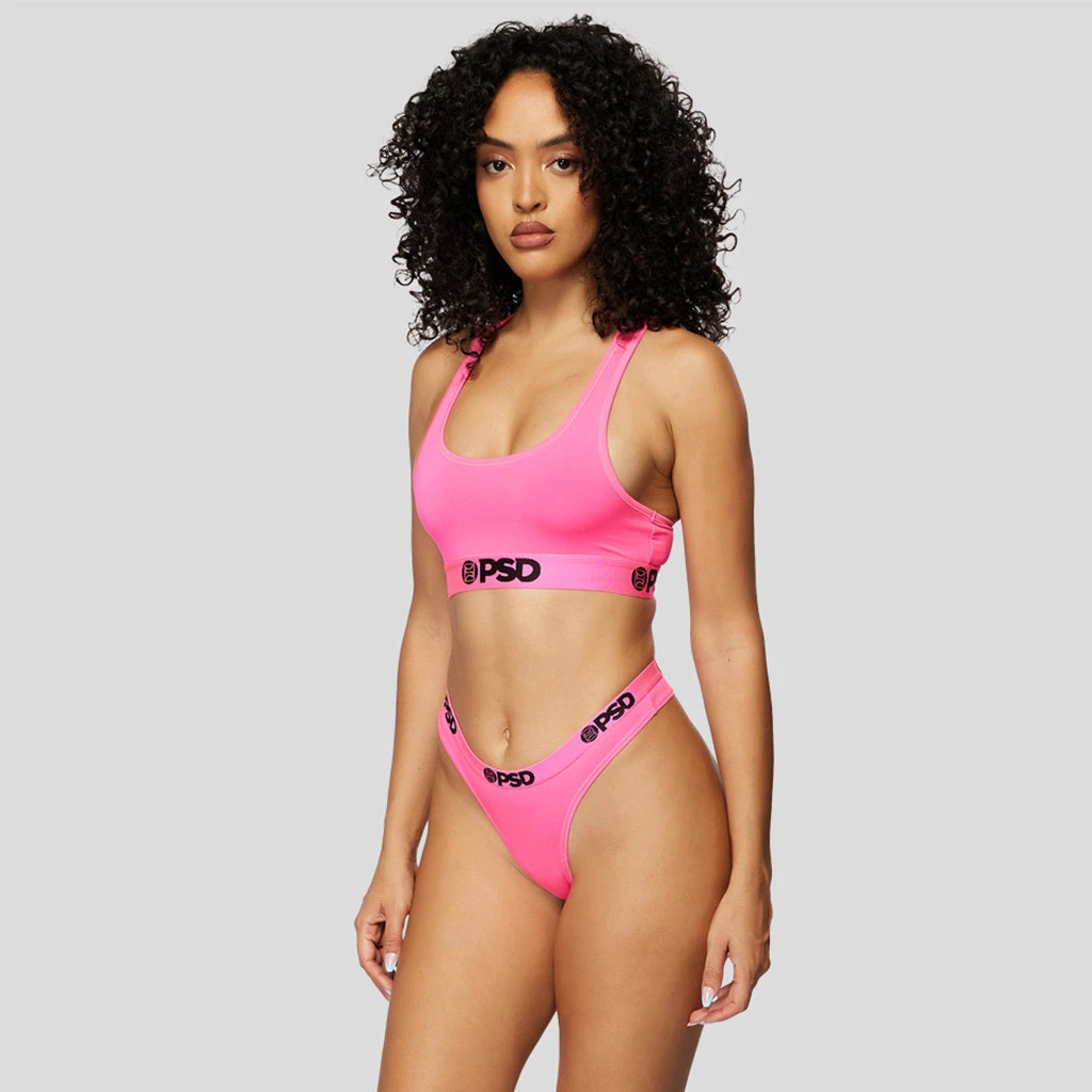 PSD Underwear Solids Thong - Pink 2 PSD Underwear Solids Thong - Pink