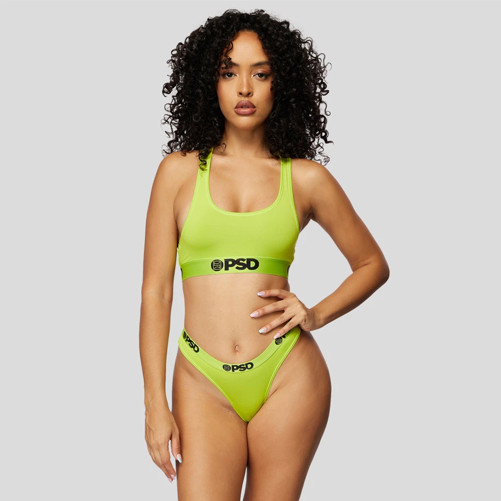 PSD Underwear Solids Thong - Yellow PSD Underwear Solids Thong - Yellow