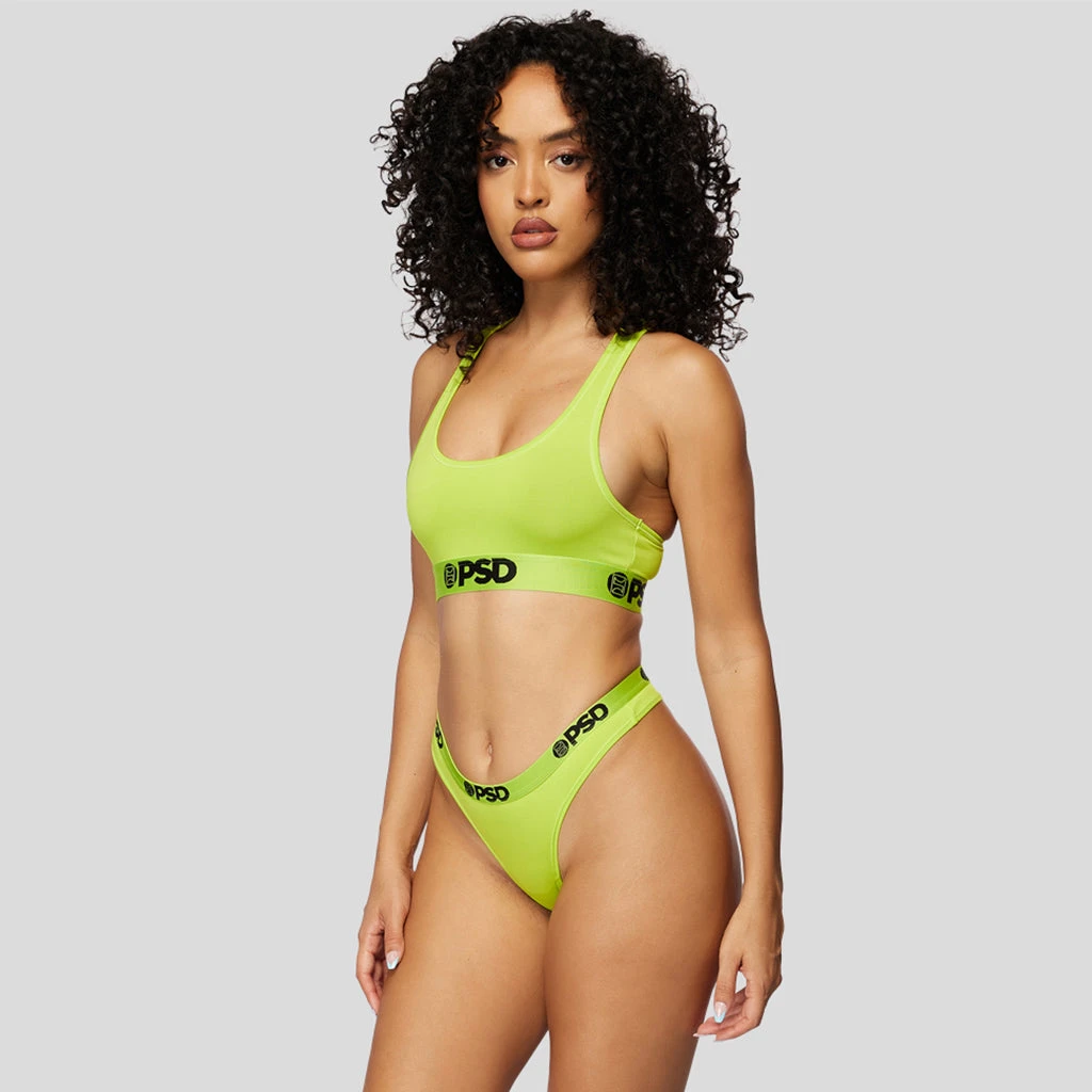 PSD Underwear Solids Thong - Yellow PSD Underwear Solids Thong - Yellow