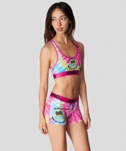 PSD Underwear Good Burger - Tie Dye Sports Bra