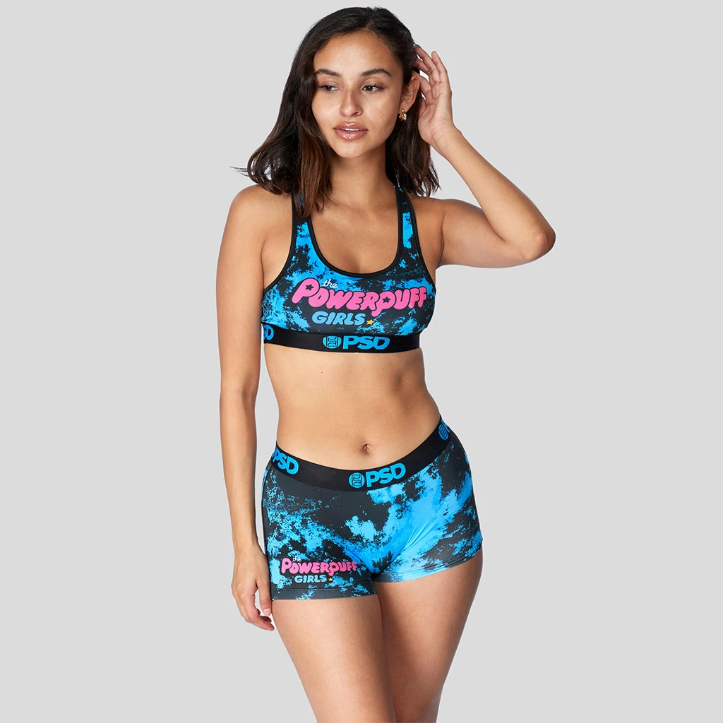 PSD Underwear The Powerpuff Girls - Acid Blue Sports Bra PSD Underwear The Powerpuff Girls - Acid Blue Sports Bra