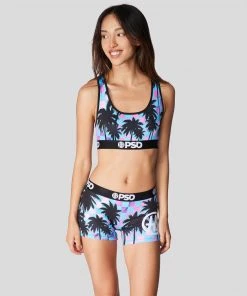 PSD Underwear Hailie Deegan - Palm Trees Sports Bra