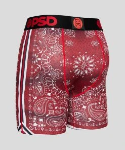 PSD Underwear Baller Bandana Red Micro Mesh