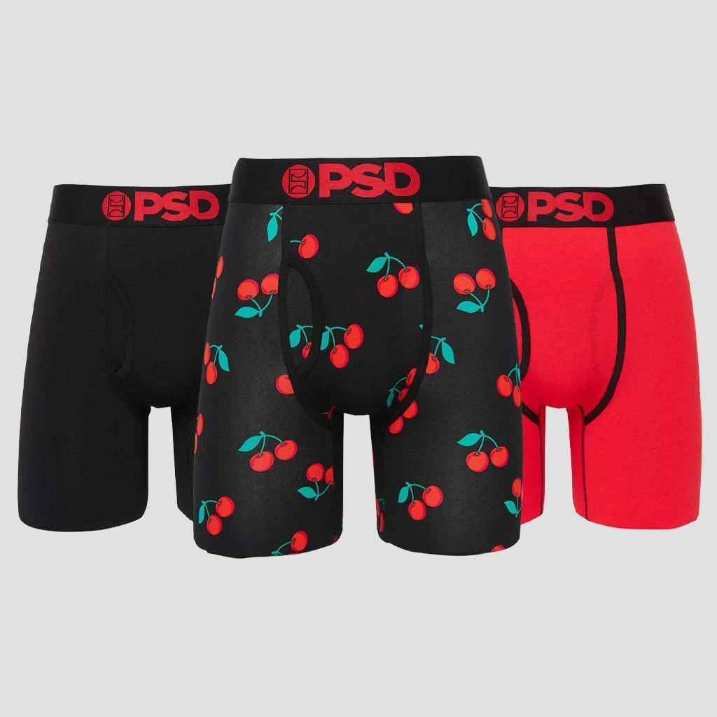 PSD Underwear Cherry On Top Modal 3-Pack PREMIUM MODAL 1 PSD Underwear Cherry On Top Modal 3-Pack PREMIUM MODAL
