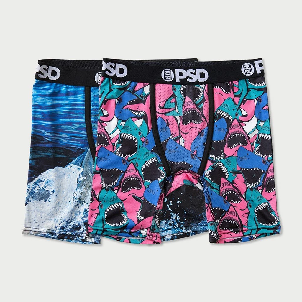 PSD Underwear Shark - Youth 2-Pack 1 PSD Underwear Shark - Youth 2-Pack