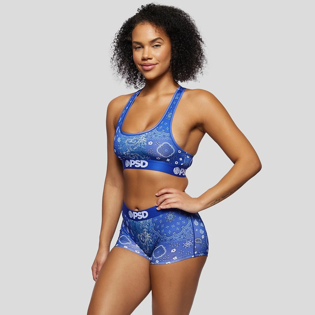 PSD Underwear Hype Blue Bandana Boy Short 2 PSD Underwear Hype Blue Bandana Boy Short