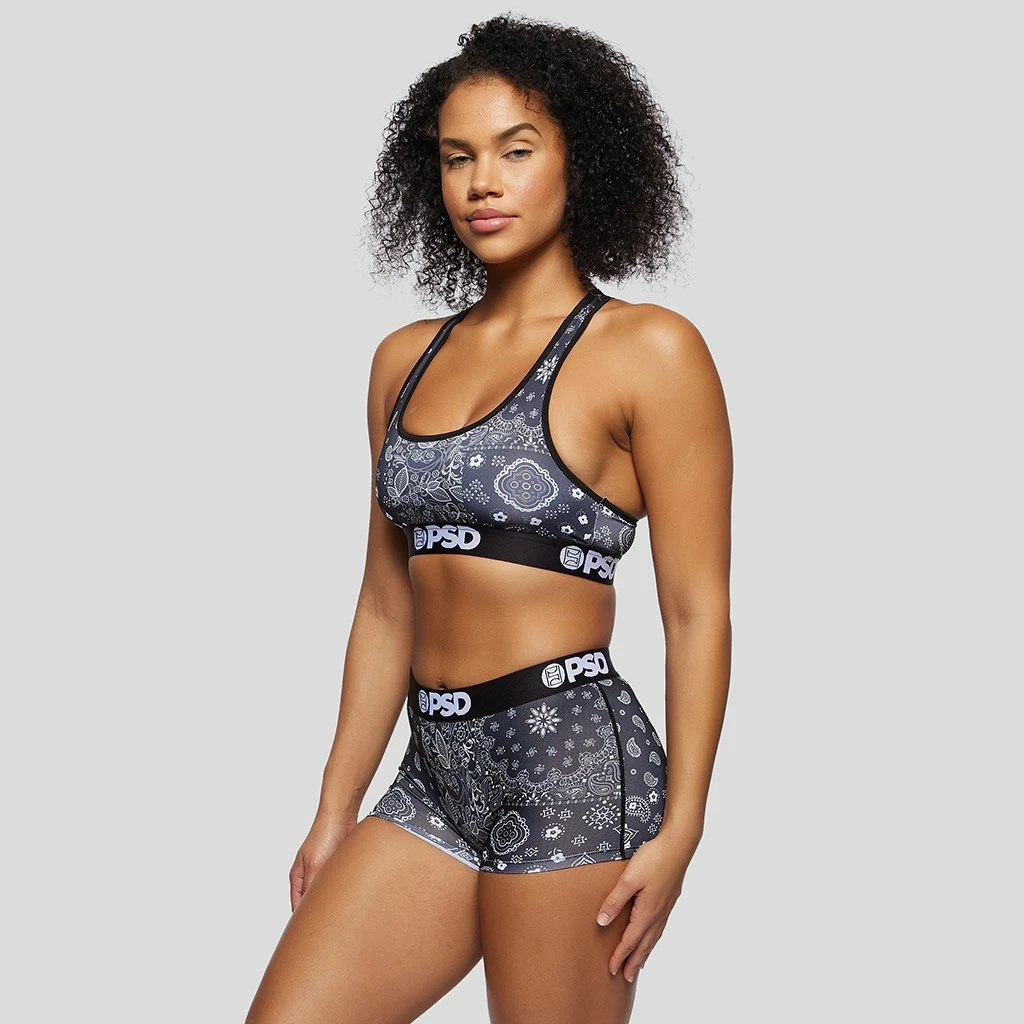 PSD Underwear Hype Black Bandana Boy Short 2 PSD Underwear Hype Black Bandana Boy Short