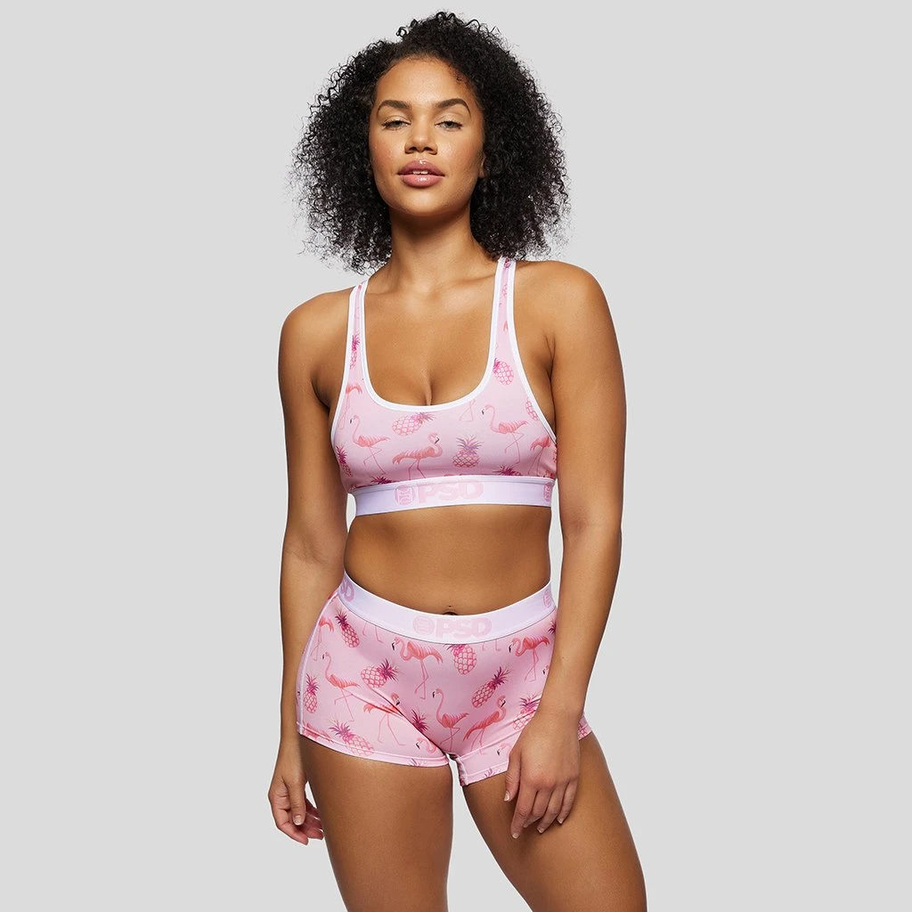 PSD Underwear Pink Flamingo Boy Short 1 PSD Underwear Pink Flamingo Boy Short