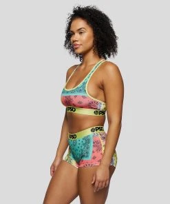 PSD Underwear Brights Patchwork Sports Bra