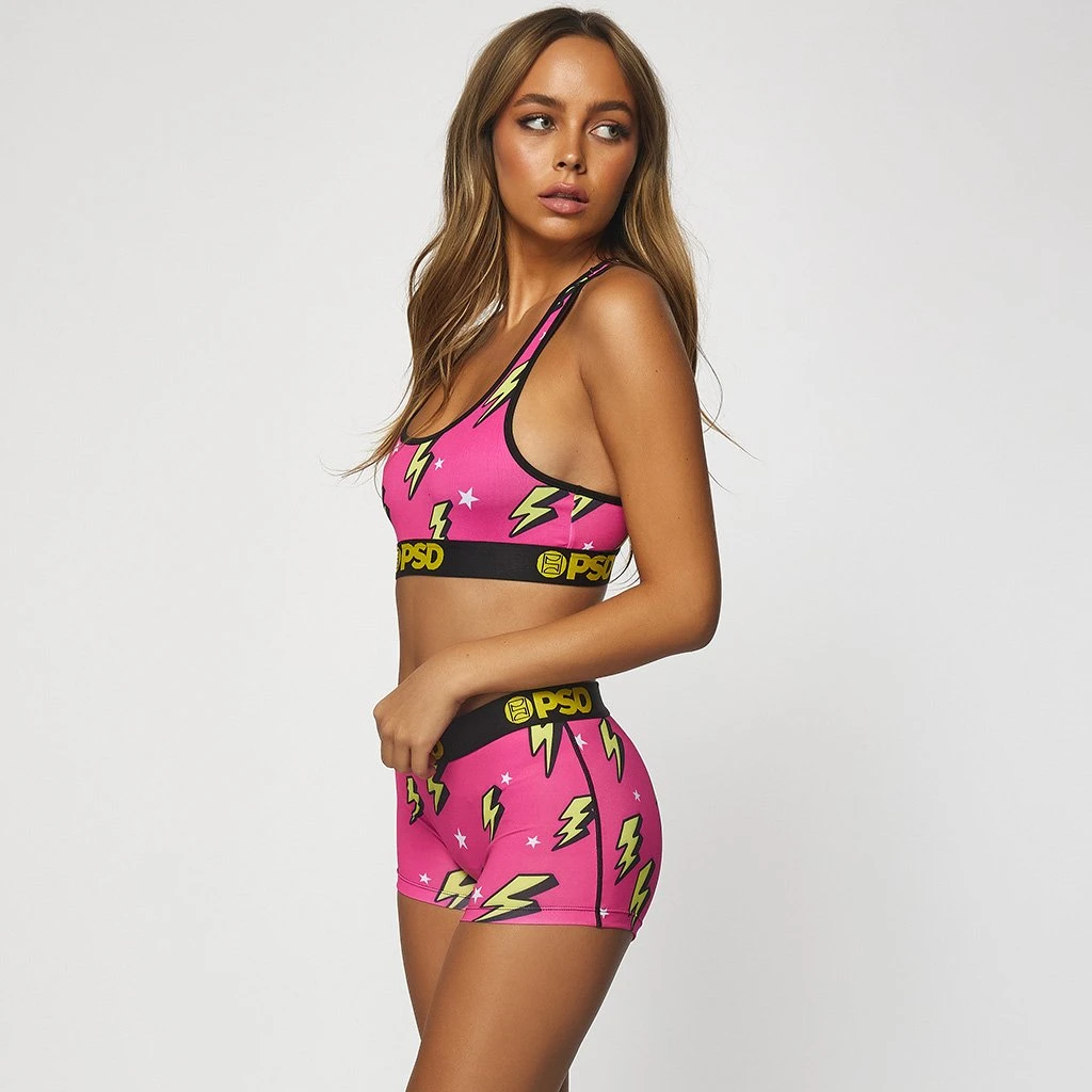 PSD Underwear Lightning Pop Sports Bra 2 PSD Underwear Lightning Pop Sports Bra