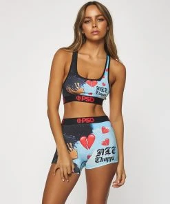 PSD Underwear NLE Choppa - Broken Hearts Sports Bra