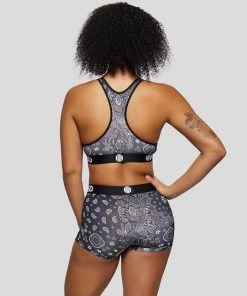 PSD Underwear Hype Black Bandana Sports Bra 5 PSD Underwear Hype Black Bandana Sports Bra