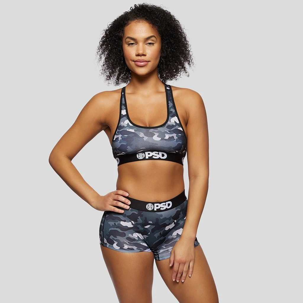 PSD Underwear Black Camo Sports Bra 2 PSD Underwear Black Camo Sports Bra