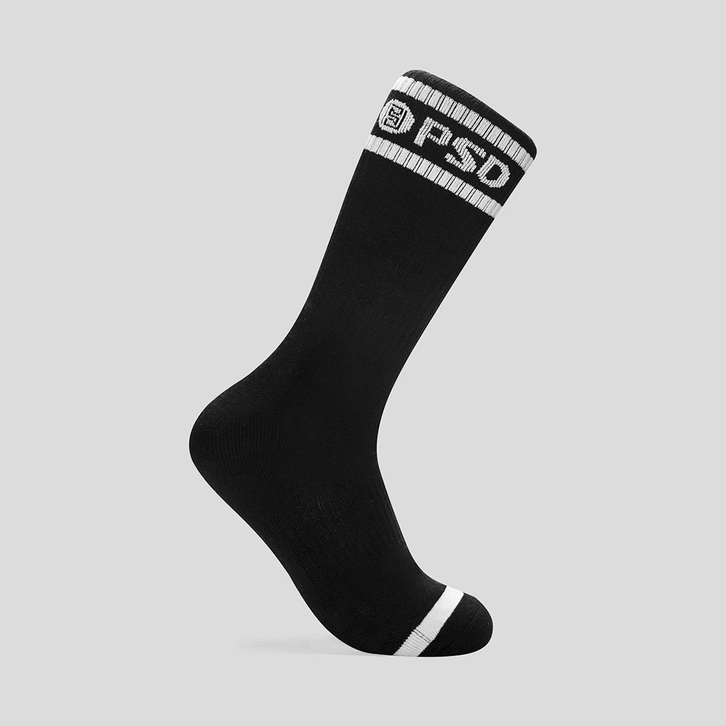 PSD Underwear Crew Socks 3-Pack Black 1 PSD Underwear Crew Socks 3-Pack Black