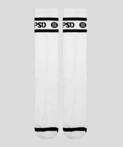 PSD Underwear Crew Socks 3-Pack White