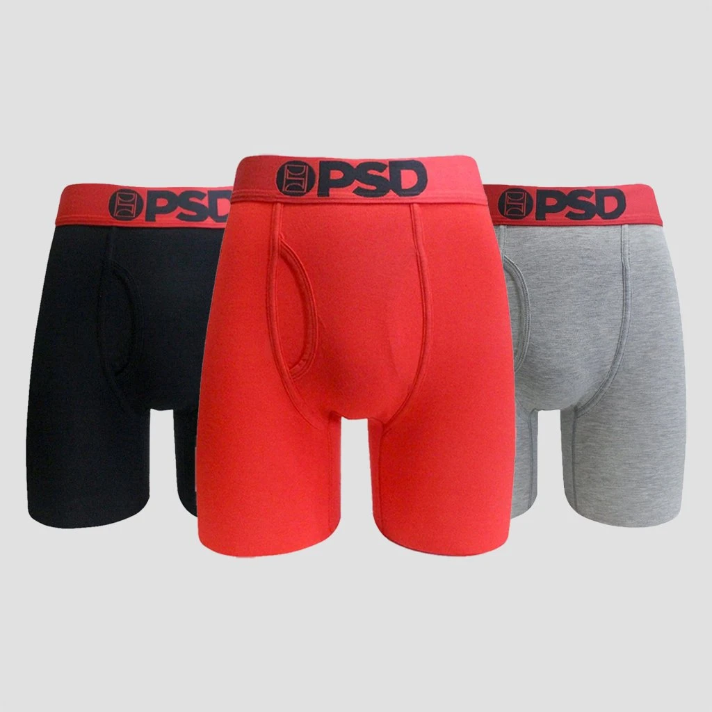 PSD Underwear PREMIUM MODAL Red Modal 3-Pack 1 PSD Underwear PREMIUM MODAL Red Modal 3-Pack